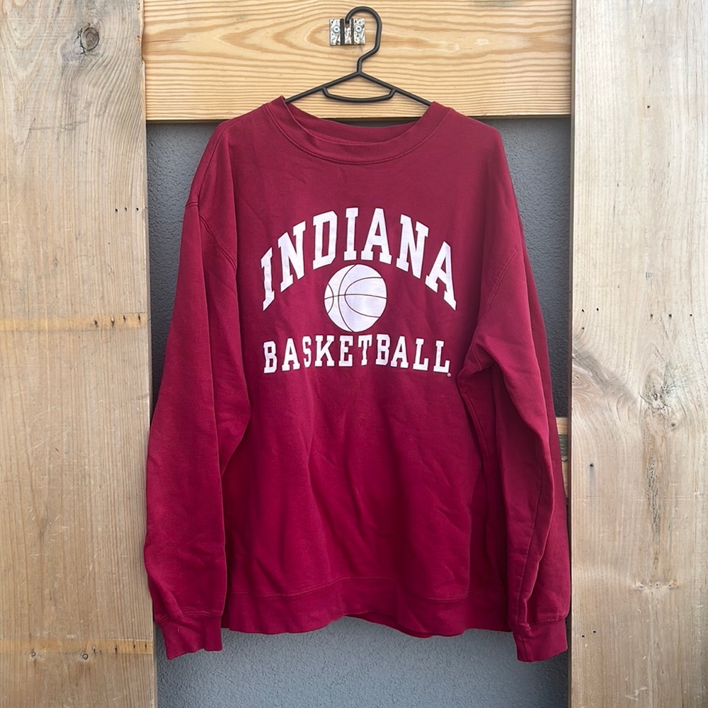 INDIANA HOOSIERS BASKETBALL CREWNECK XL
